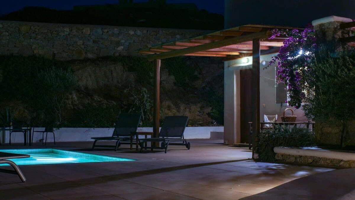 Ortus Ivory Mykonian Lux Villa With Pool! Mykonos Town Zewnętrze zdjęcie