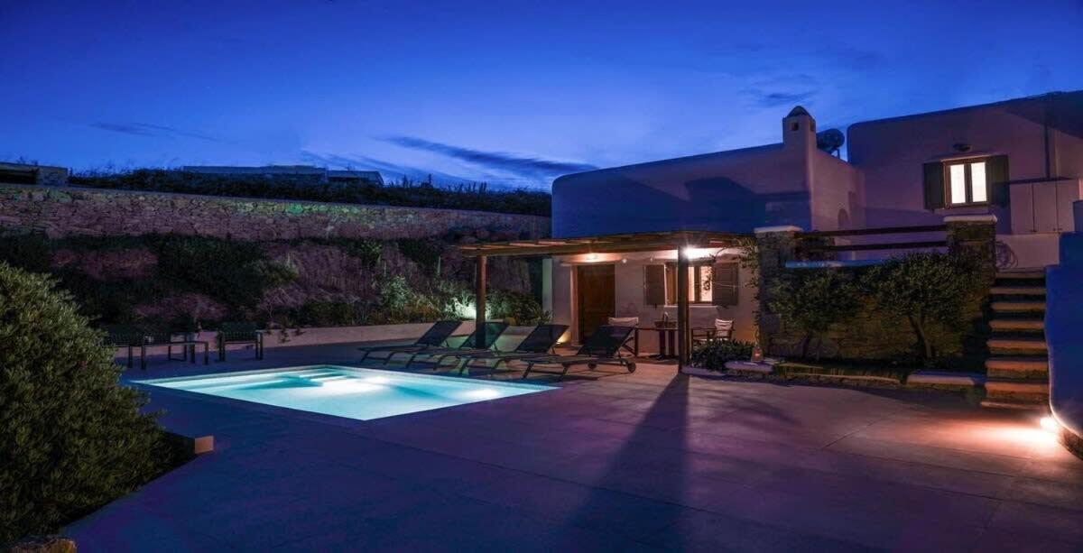 Ortus Ivory Mykonian Lux Villa With Pool! Mykonos Town Zewnętrze zdjęcie