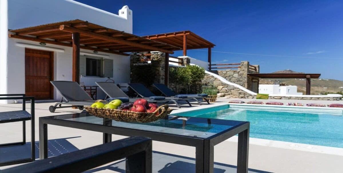 Ortus Ivory Mykonian Lux Villa With Pool! Mykonos Town Zewnętrze zdjęcie