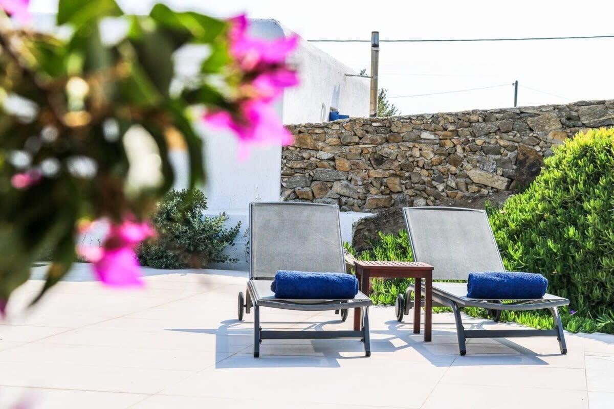 Ortus Ivory Mykonian Lux Villa With Pool! Mykonos Town Zewnętrze zdjęcie