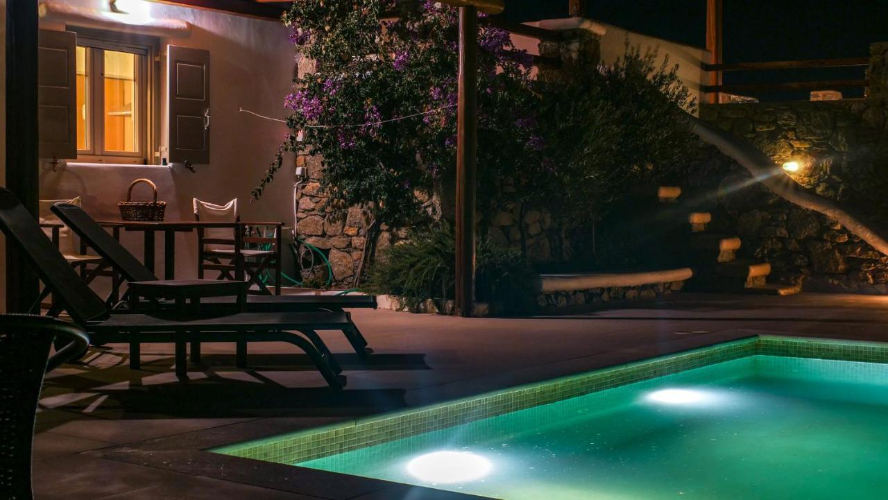 Ortus Ivory Mykonian Lux Villa With Pool! Mykonos Town Zewnętrze zdjęcie